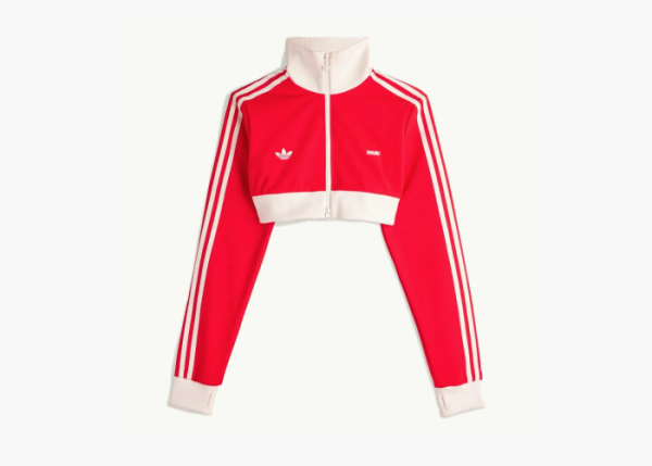 Adidas Originals x Avavav Cropped Track Top Better Scarlet 