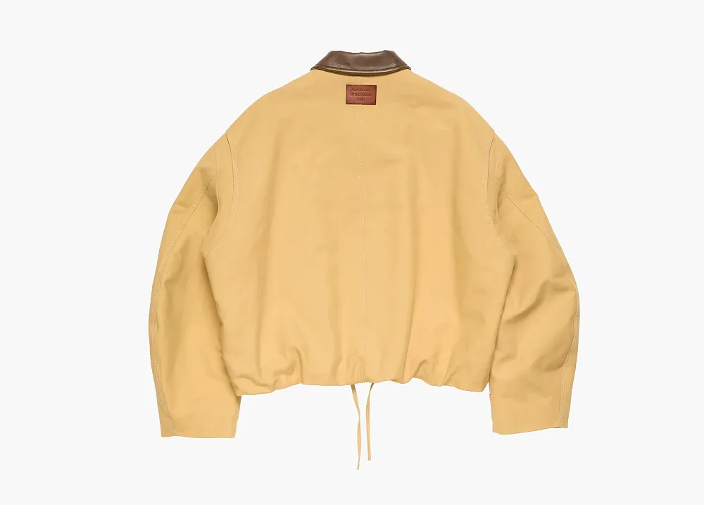 Acne Studios Twill Bomber Jacket Sand Beige