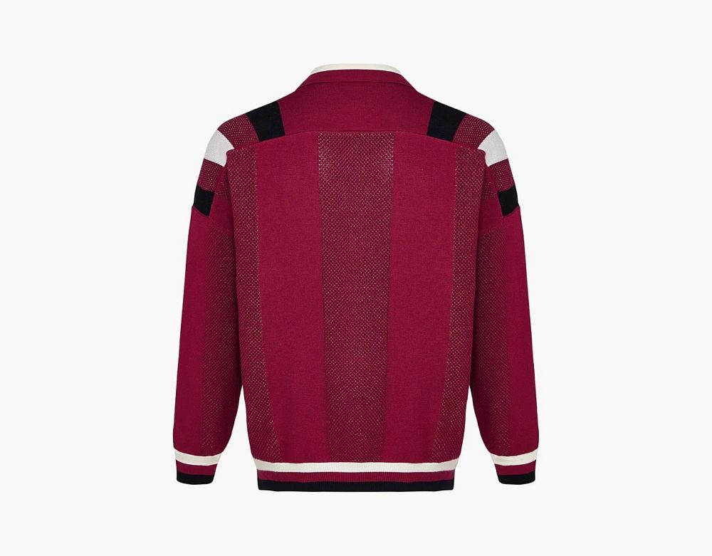 Adidas Originals Santiago Knit Sweatshirt Maroon