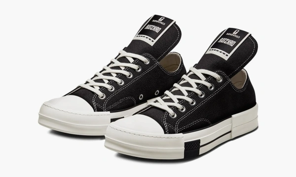 Rick Owens X Converse Drkshdw Drkstar Chuck Taylor All-star 70 Ox Black