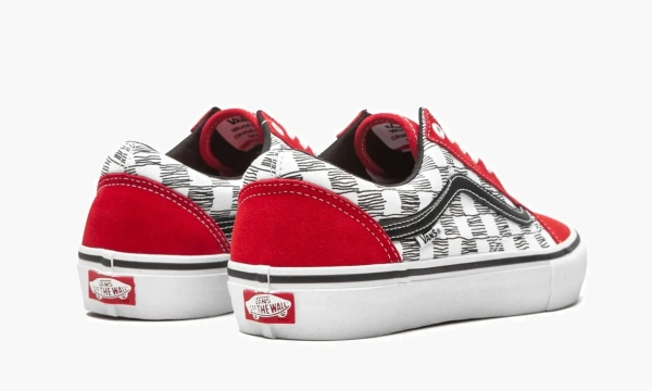 Vans Old Skool Pro Sketched Checkerboard 