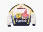 Supreme SpongeBob SquarePants Jeff Hamilton Racing Jacket  White 