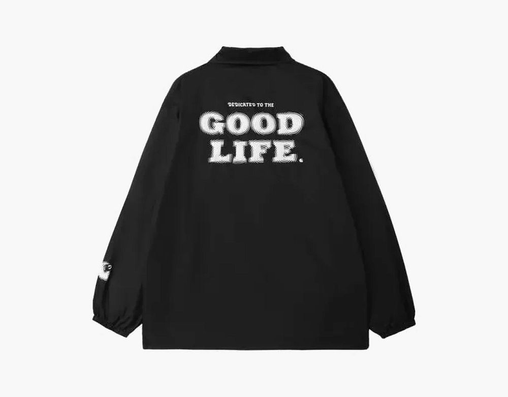 Carhartt WIP Logo Coach Jacket Black