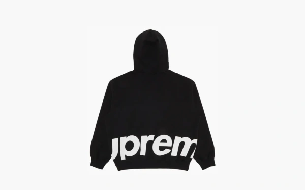 Supreme Big Logo Zip Up Hooded Sweatshirt Black  Supreme Big Logo Zip Up Hooded Sweatshirt Black