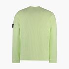 Stone Island Compass Patch Crewneck Jumper Light Green