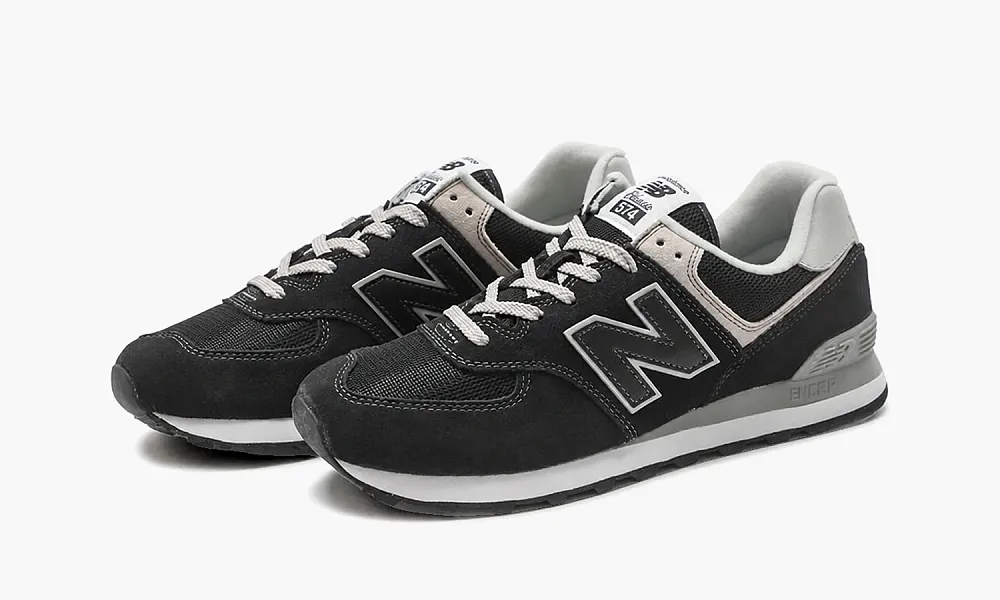 New Balance 574 Black White