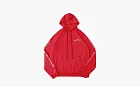 Chrome Hearts Scroll Logo Hoodie Red & White