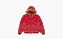 Supreme Bandana Jacquard Denim Hooded Work Jacket Red 