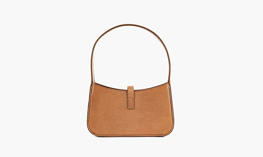 Saint Laurent Cassandra Leather Bag With Logo Beige