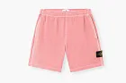 Stone Island Malfile Fleece Jogger Shorts Oleander