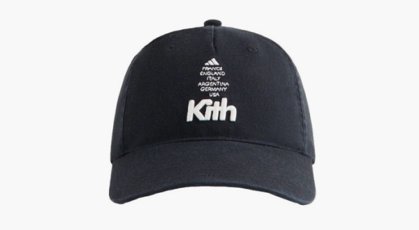 Kith For Adidas Football Cap Black  Kith For Adidas Football Cap Black