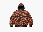 Supreme AOI Embroidered Hooded Work Jacket Flames