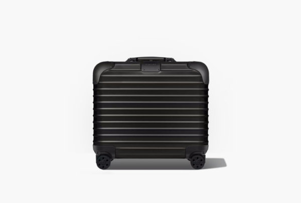 Rimowa Original Compact Wheeled Briefcase in Aluminum Black (29 L) 