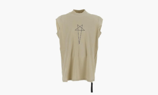 Rick Owens Drkshdw Pentagram Sleeveless Jumbo T-shirt Green 