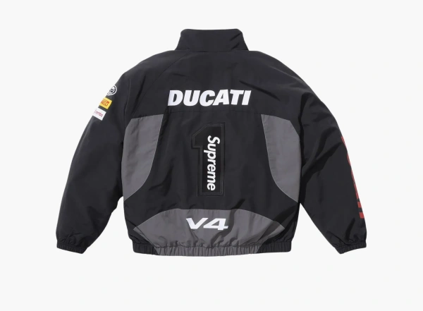 Supreme x Ducati Track Jacket Black 
