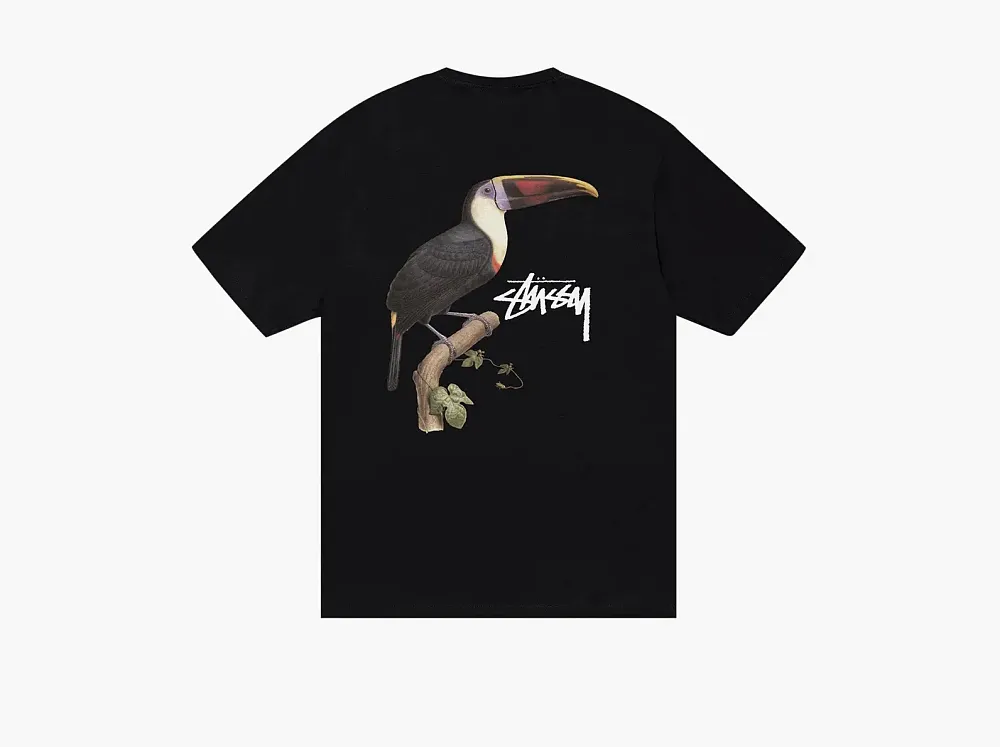Stussy Toucan Tee Black