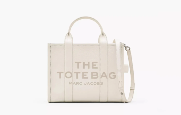 Marc Jacobs The Leather Medium Tote Bag Cotton 