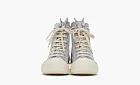 Rick Owens Drkshdw Foil Denim High Sneakers Gray