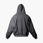 Yeezy X GAP X Balenciaga Logo Shrunken Hoodie Grey