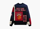 Kith For The New York Knicks Patchwork Crewneck Sweater Nocturnal