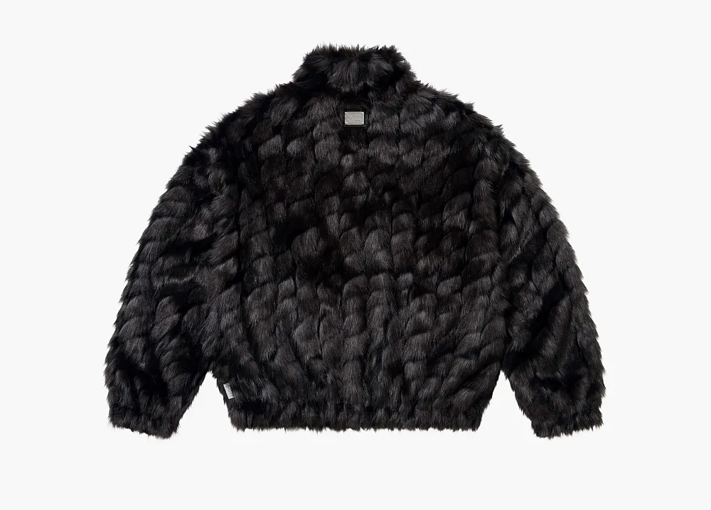 Supreme 2-Tone Windstopper Faux Fur Jacket Black