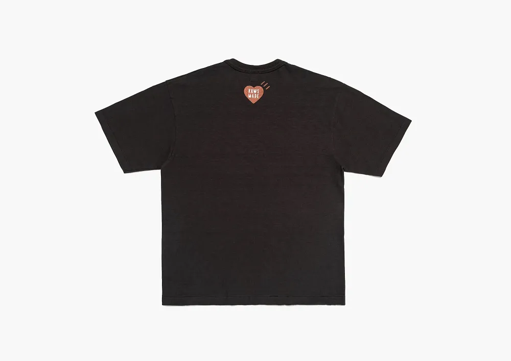 Human Made 24FW x Kaws Graphic Tee T-shirt Black