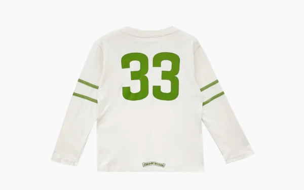 Chrome Hearts 33 Horseshoe Logo Long Sleeve T-Shirt White 