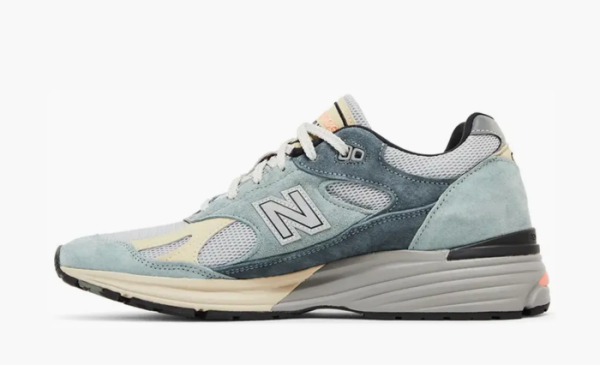 New Balance 991v2 Made in England Silver Blue Turbulence 