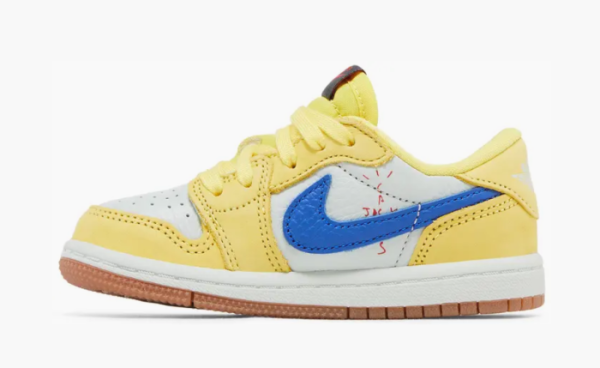 Travis Scott x Air Jordan 1 Retro Low OG SP TD "Canary" 