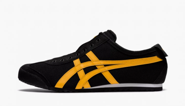 Asics Onitsuka Tiger Mexico 66 Slip-On Black Tiger Yellow 