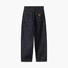 Carhartt WIP Brandon Wide-Leg Jeans Blue Rinsed Denim