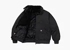 Supreme x Dickies Reversible Quilted Faux Fur Work Jacket Black