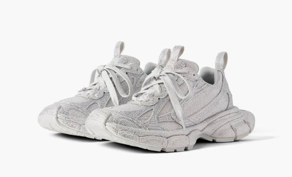 Balenciaga 3XL Sneaker Rhinestones - Light Grey 