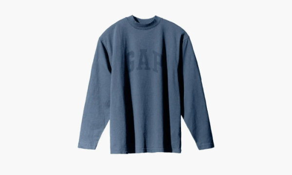 Yeezy X GAP X Balenciaga Dove Longsleeve Tee Dark Blue 