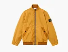 Stone Island Crinkle Reps NY Stand Collar Jacket Mustard