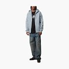 Carhartt WIP Hooded Chase Zip Jacket Grey