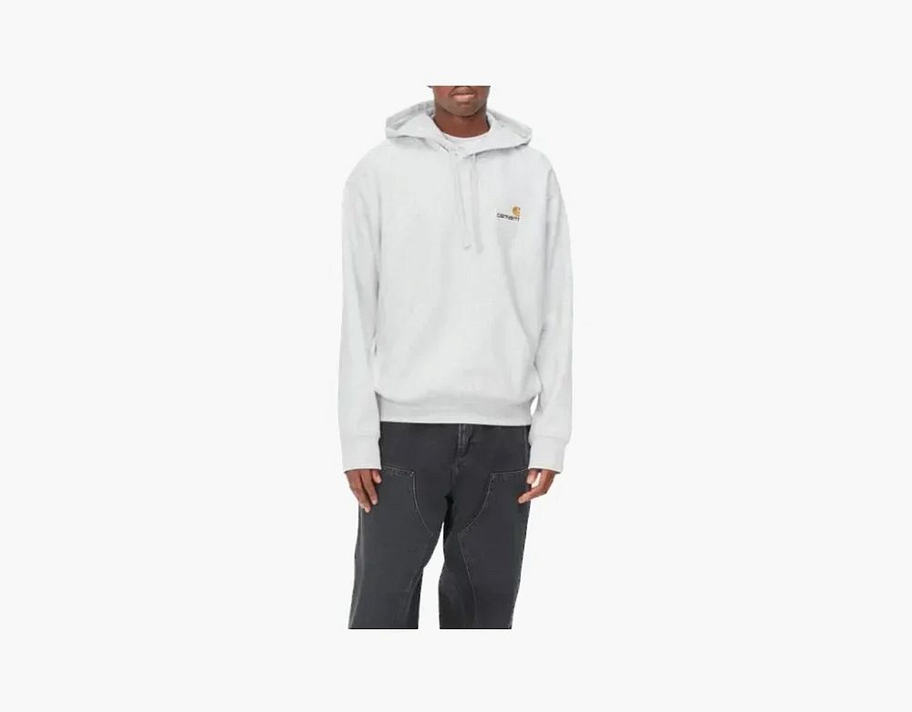 Carhartt WIP American Script Hooded Sweatshirt Grey