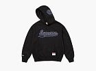 Supreme x Mitchell & Ness NCAA Hooded Sweatshirt Black