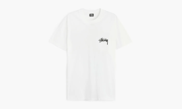 Stussy Fuzzy Dice Tee White 