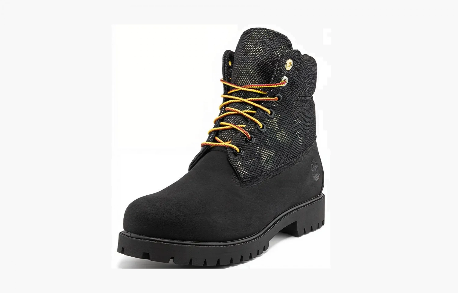 Timberland Heritage 6 Inch Boot "Black Nubuck With Camo" 