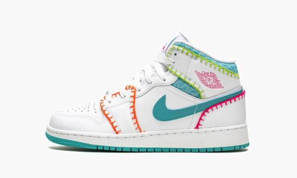 Air Jordan 1 Mid GS Multi Knit 