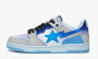 фото A Bathing Ape BAPE SK8 Sta "Blue White" (A Bathing Ape Bape Sta)-1I30-191-003