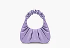 JW PEI Gabbi Ruched Hobo Handbag Purple