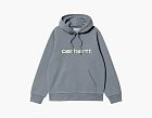 Carhartt WIP Hooded Carhartt Sweatshirt Grey White