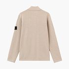 Stone Island Micro Stitch Soft Organic Cotton Long-Sleeve Polo Desert Melange