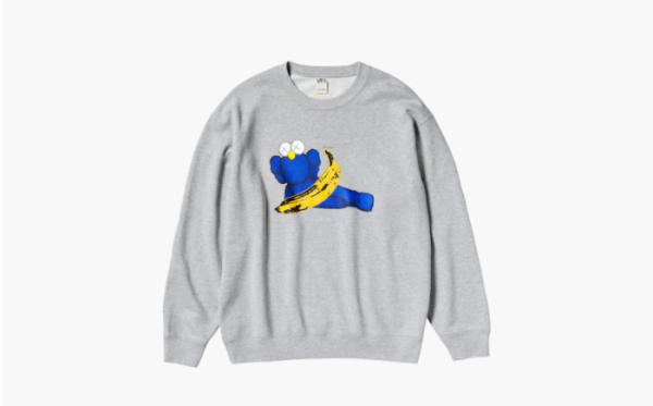 Uniqlo Kaws Warhol FW24 Sweatshirt Grey 