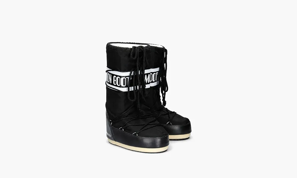 Moon Boot Icon Nylon Black