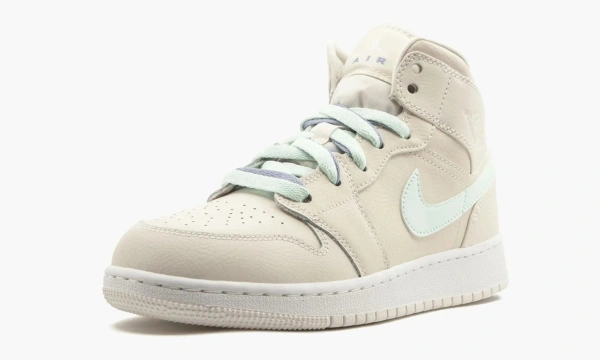 Air Jordan 1 Mid GS Multi-color Swoosh Phantom 