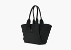 JW PEI Cara Faux Suede Tote Bag Black