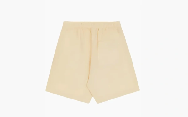 Sporty & Rich Avant Garde Logo Gym Short Light Yellow 